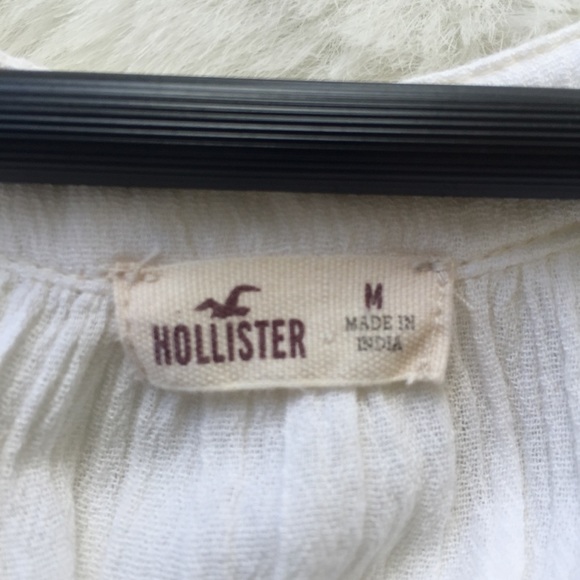 Hollister Cold Shoulder Peasant Blouse - Picture 5 of 6